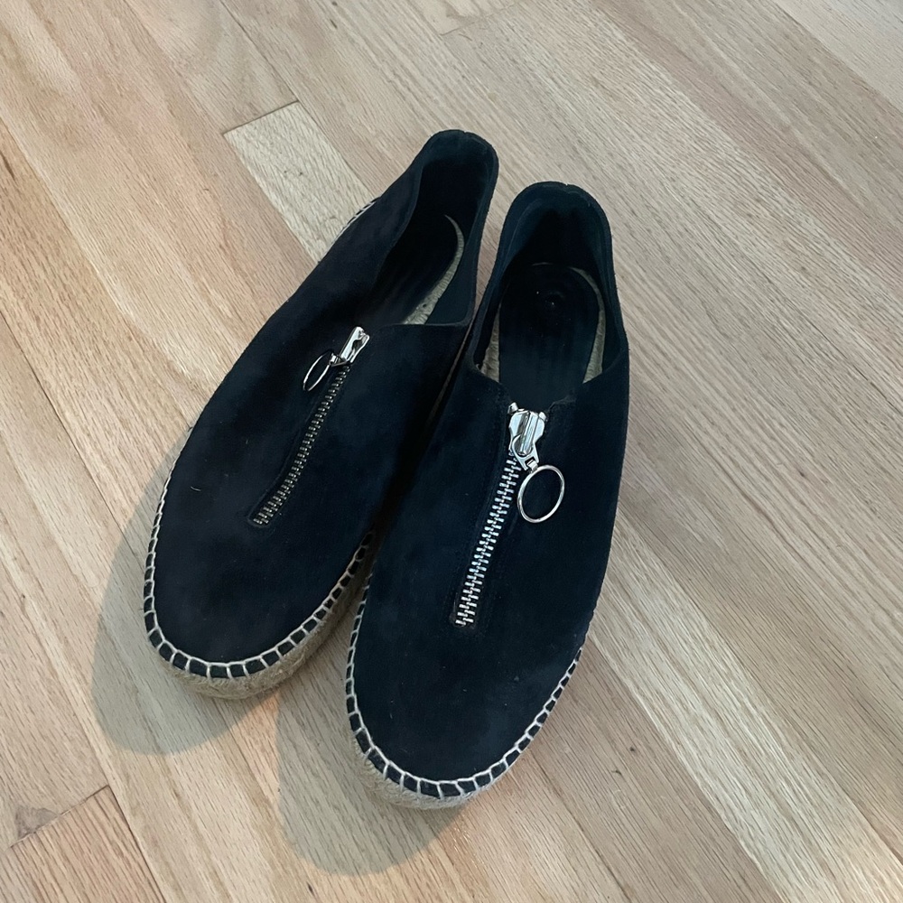 Alexander Wang Black Suede Espadrilles